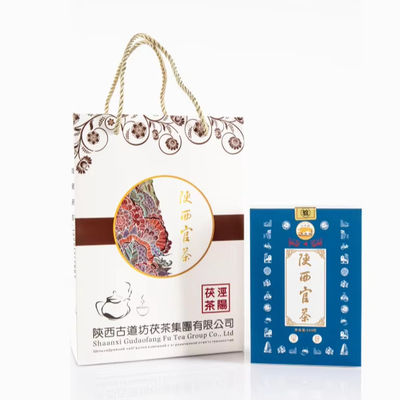 Handmade Organic Fu Zhuan Dark Tea Brick Traditional Craft Long-term Shelf Life Chinese Organic