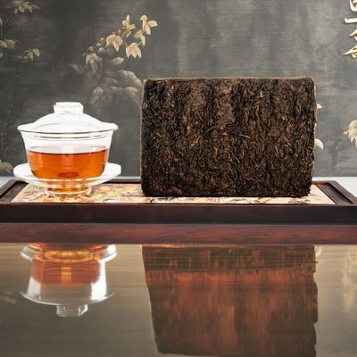 Long-term Shelf Life of Shaanxi Official Tea Organic Black Tea Handmade Brick Tea Health and Wellness Tea 10-Year-Old Tea