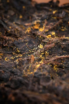 1000g Shaanxi Official Tea Aged Golden Flower Organic Black Tea Compressed Tea Style Weight kg 1 for Slimming Weight Loss