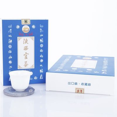 Style Dark Tea Shaanxi Official Tea Golden Flower Black Tea Custom Tea Instruction for Brew to Drink