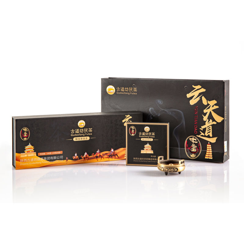 Customized Dark Tea Mellow Chinese Traditional Compressed Jingyang Futea Aged 5-10 YEARS 0.144kg