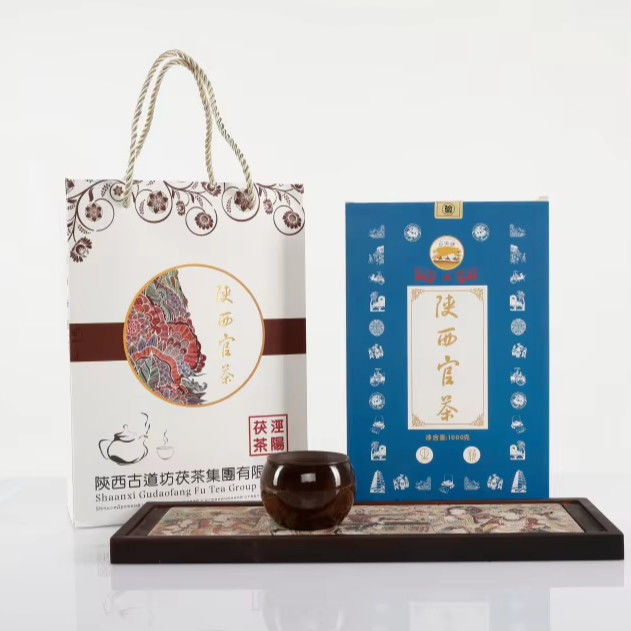 Natural Handmade Dark Fu Brick Tea Traditional Craft 1000g with Long-term Shelf Life and Traditional Processing
