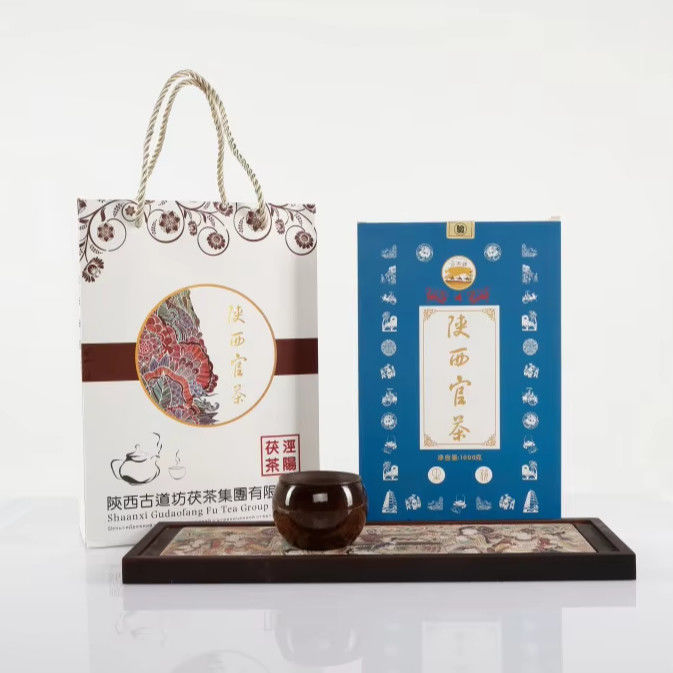 Health Drink Specialty 100% Natural Organic Square Tea Cake Dark Tea Grade 1 from Shaanxi Official Tea Manufacture