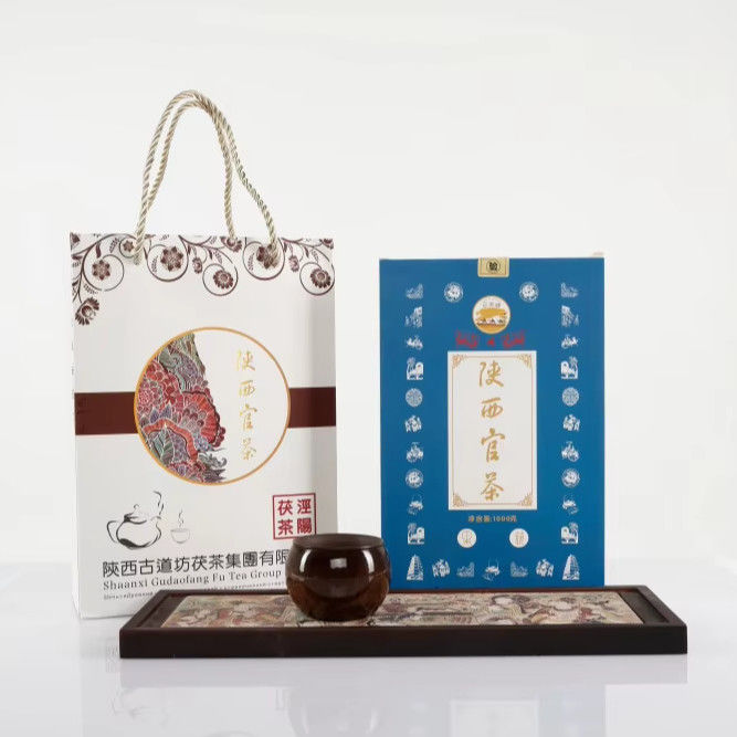 Grade 1 Dark Tea Fuzhuan Brick 1000g Handmade Fuzhuan Tea for Your Benefit