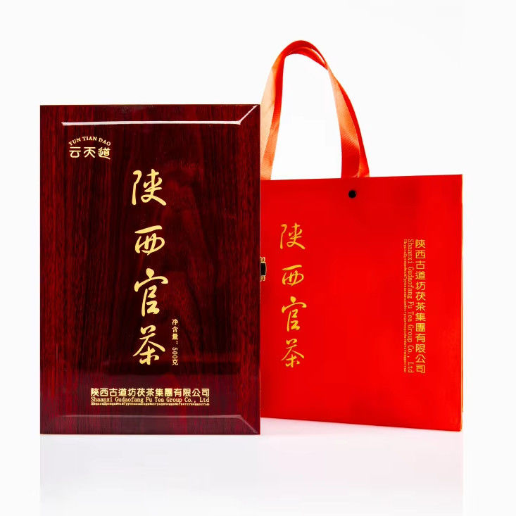 Chinese Official Tea for Gift 500g Weight Loss and Fat Reduction Tea Healthy Black Tea Gift Box Long-Term Shelf Life