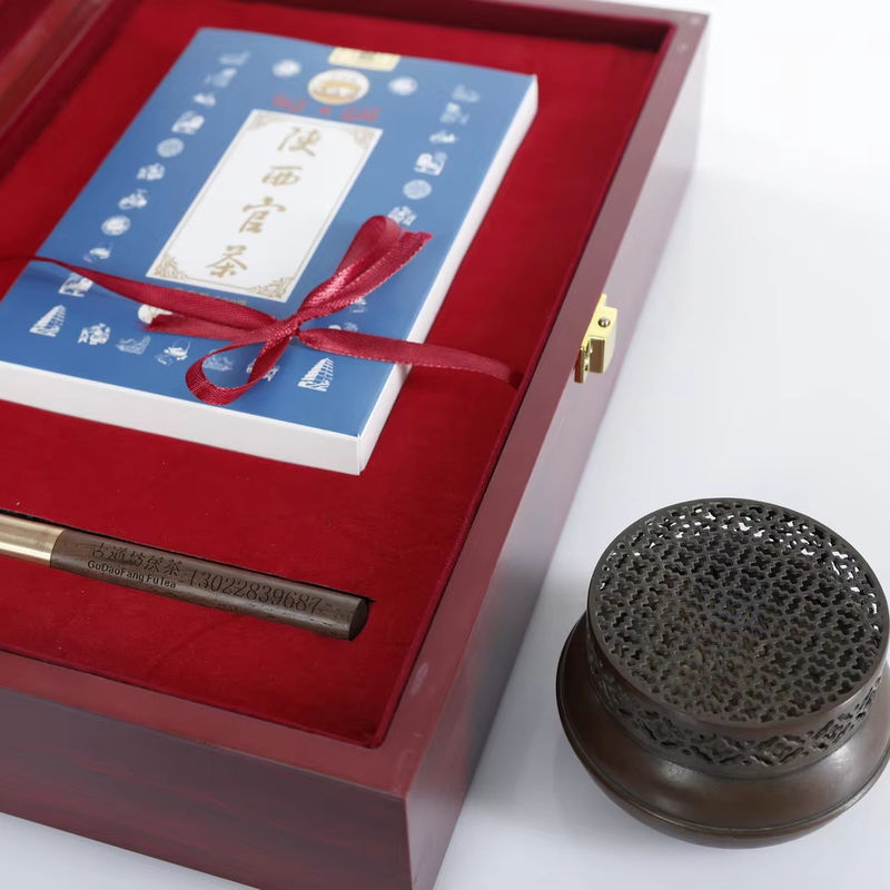 Instruction for Brew to Drink Shaanxi Business Card Fu Tea Traditional Chinese Tea Perfect for Friends' Gifts