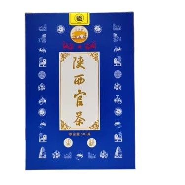 Style Dark Tea Shaanxi Official Tea Golden Flower Black Tea Custom Tea Instruction for Brew to Drink